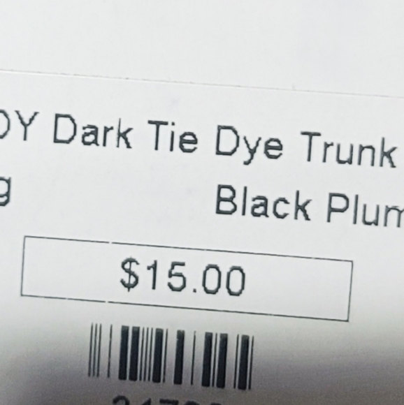 NWT | Knob's | Dark Purple Tie Dye Boxer Trunk Underwear | Size: L - Picture 2 of 3